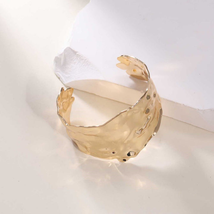 Ladies Open Cuff Bracelet with Artistic, Organic Design All Fashion
