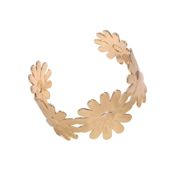 Women's Open Bangle with Elegant Wave Design All Fashion