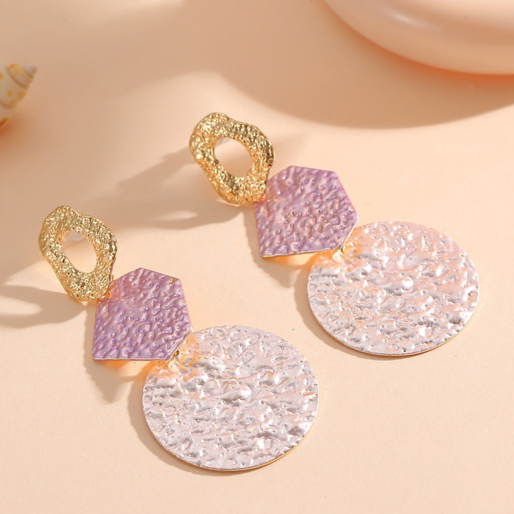 Women's Hanging Earrings with Modern Geometric Design All Fashion