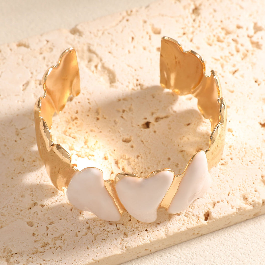 Women Open Cuff Bracelet with Artistic Snake Design All Fashion