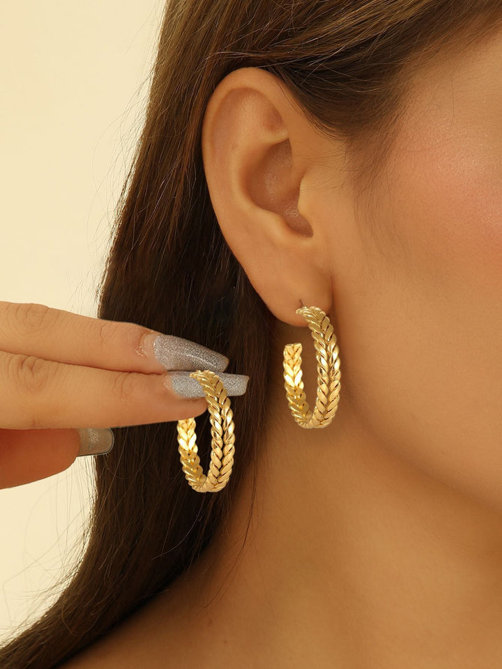 Women artistically designed hoops All Fashion