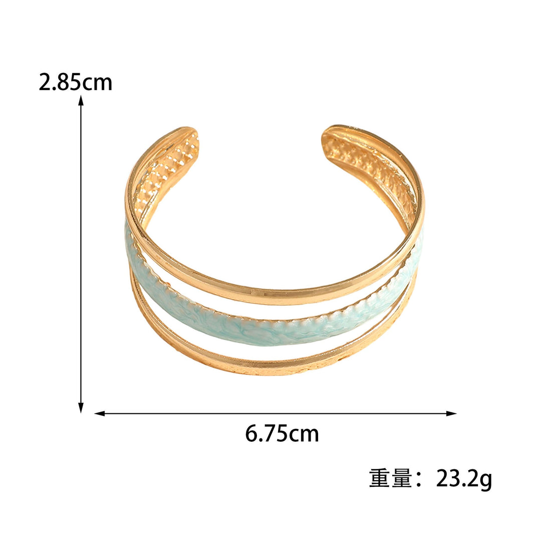 Women Open Bangle with Artistic Relief Design All Fashion