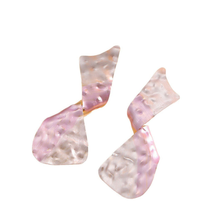 Ladies earrings in modern disc design All Fashion
