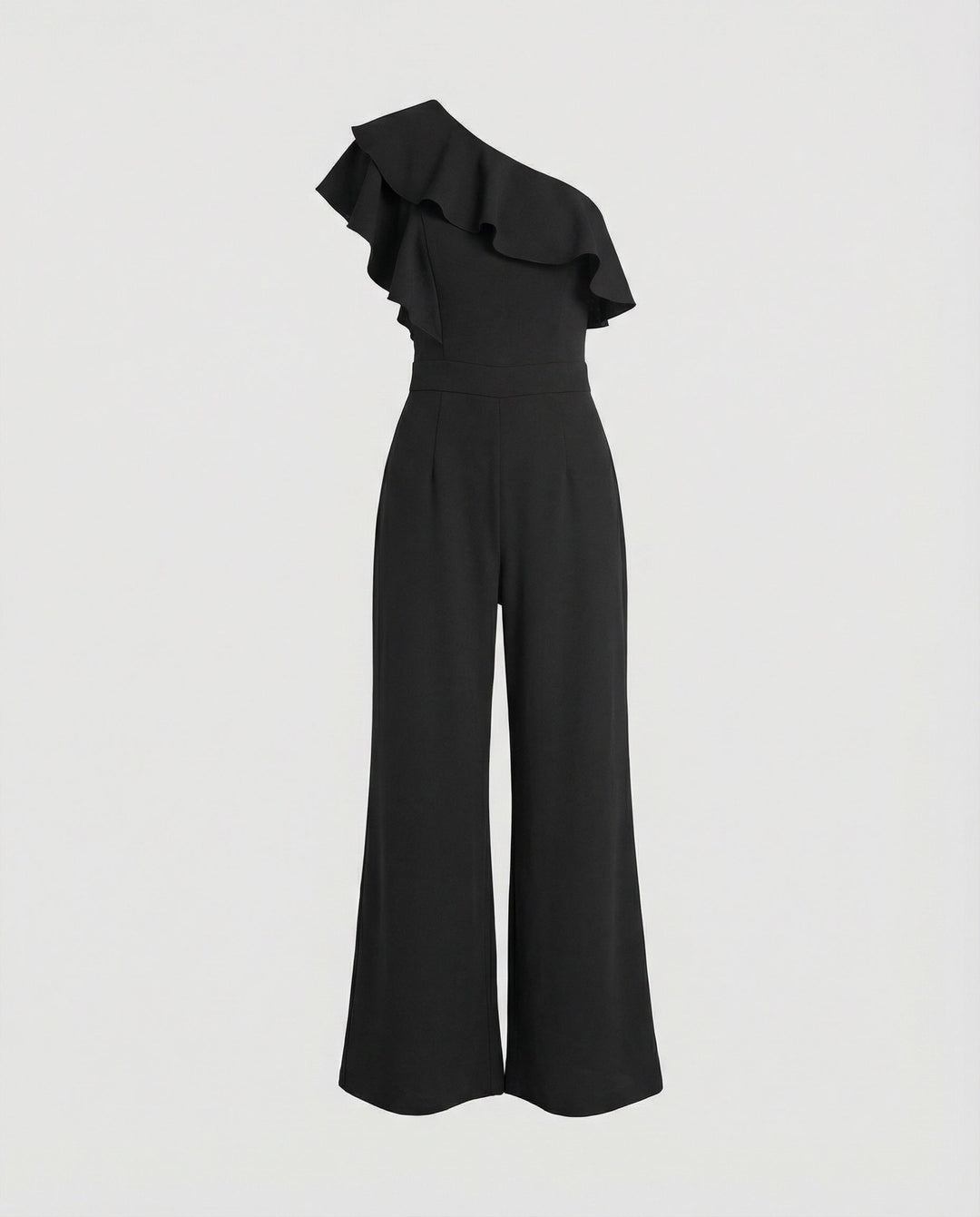 Elegant off-shoulder jumpsuit with ruffle