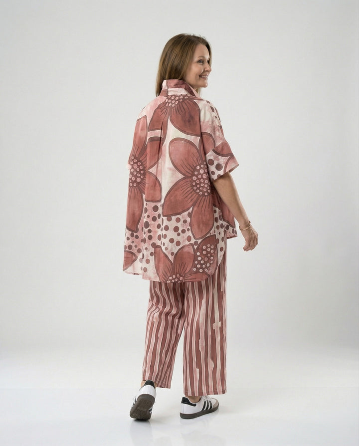 Women's Two-Piece Set Tunic Palazzo