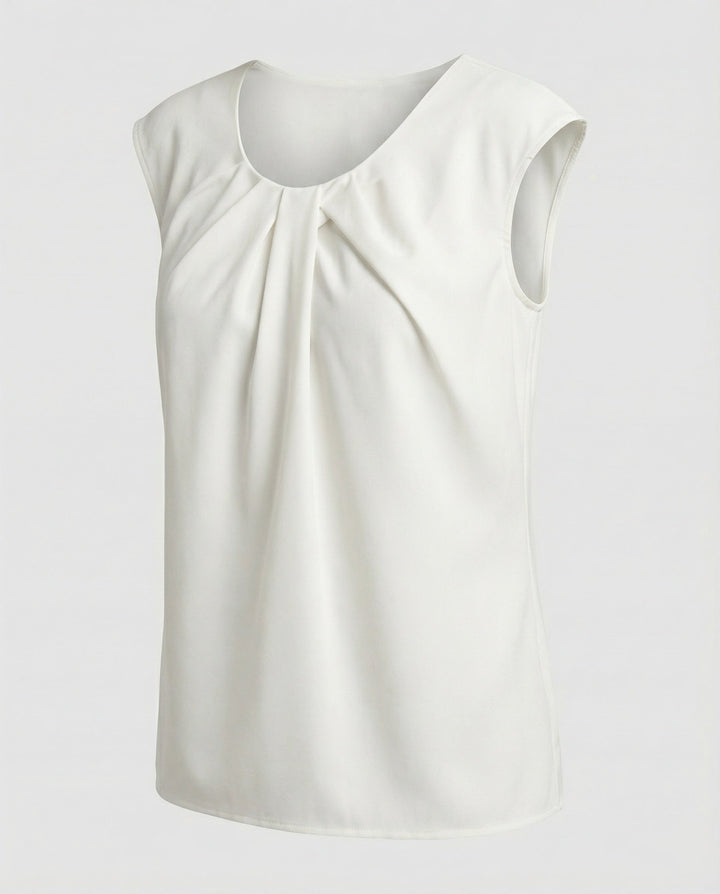 Women's blouse top elegant round neck