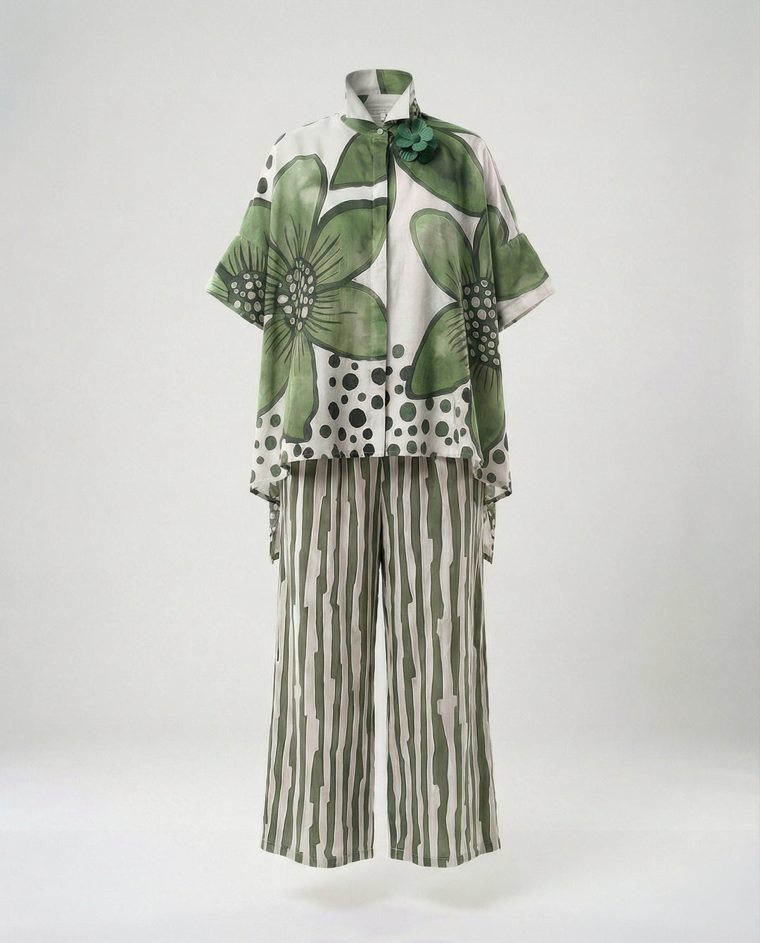 Women's Two-Piece Set Tunic Palazzo