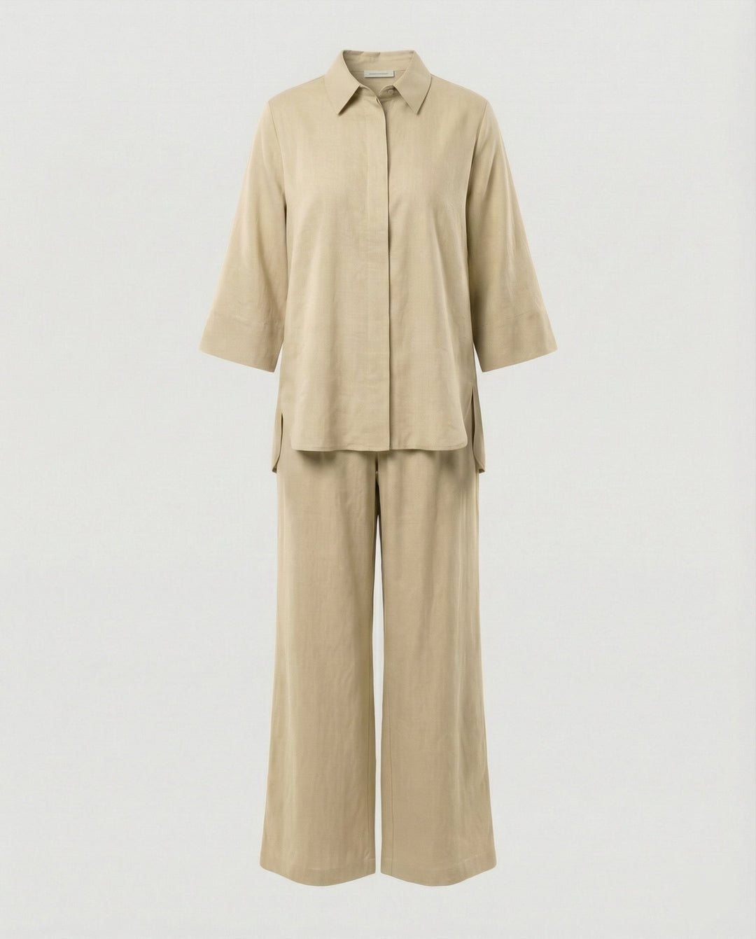 Two-piece set women with wide cut
