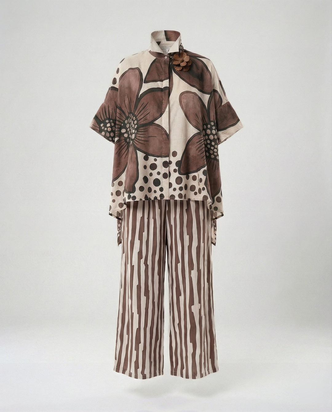 Women's Two-Piece Set Tunic Palazzo