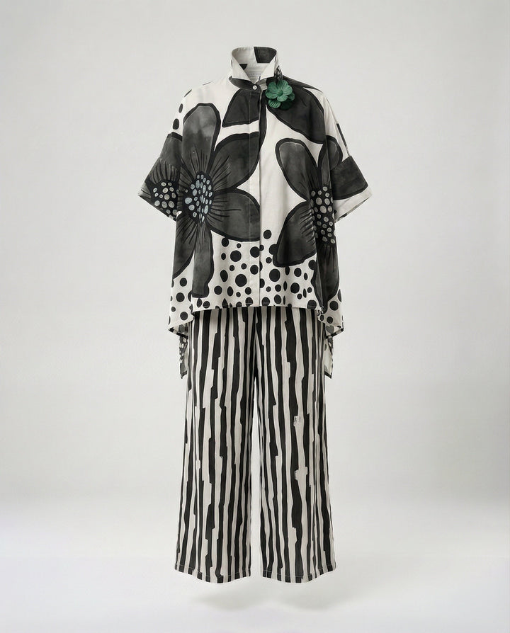 Women's Two-Piece Set Tunic Palazzo