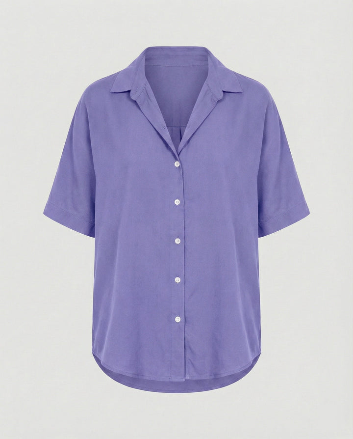 Blouse top women with V-neck