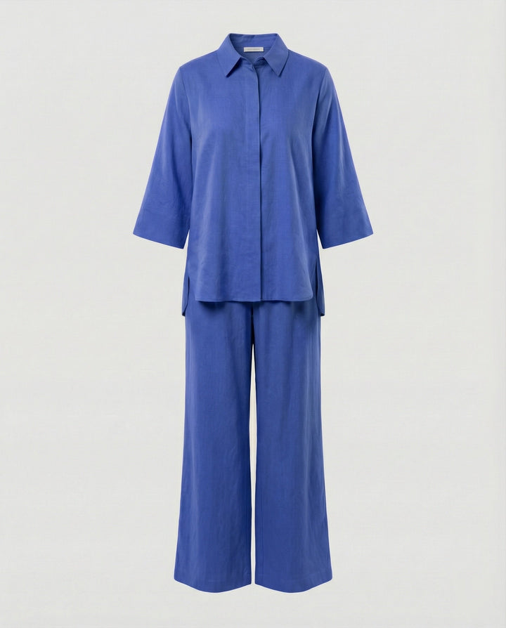 Two-piece set women with wide cut