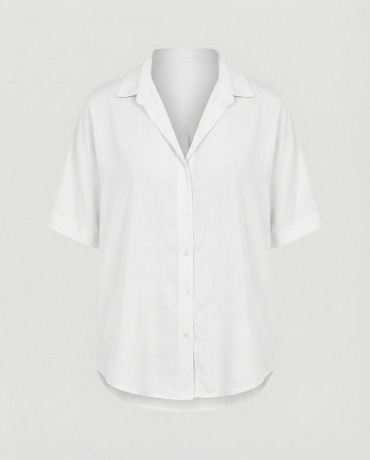 Blouse top women with V-neck